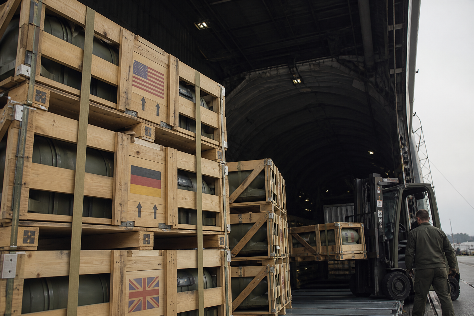 Armor module kits prepared for partner delivery