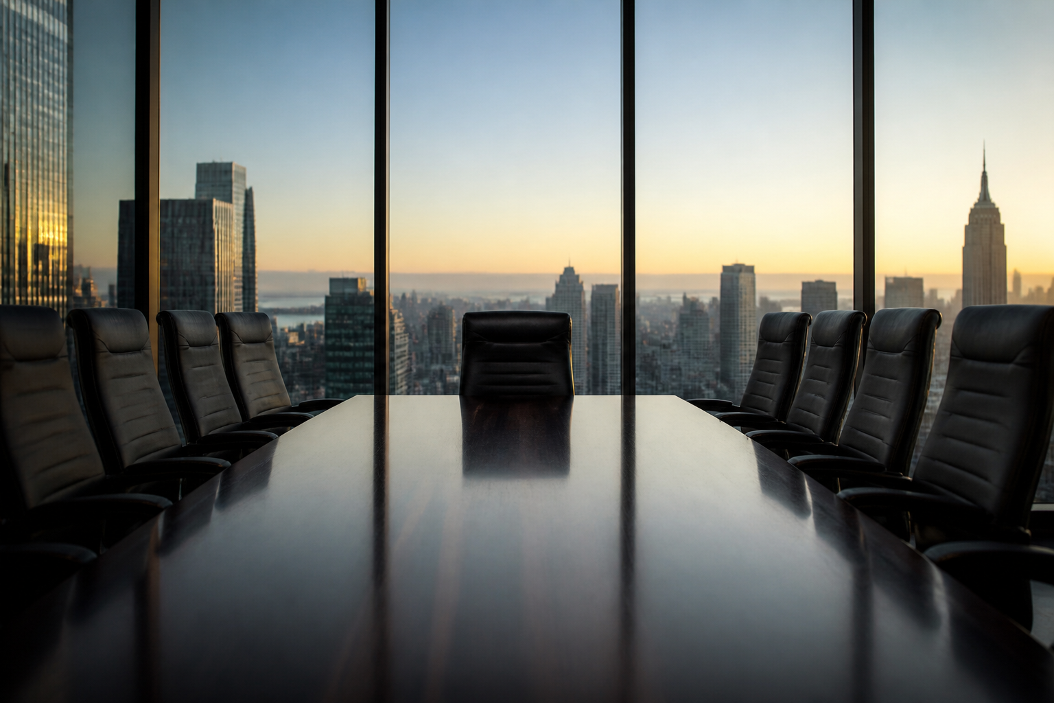 Bastion boardroom used for executive and investor meetings