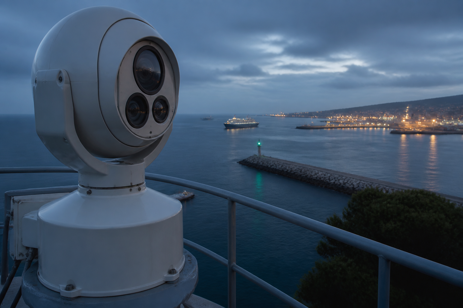 Clarity EO/IR sensor used in coastal surveillance role