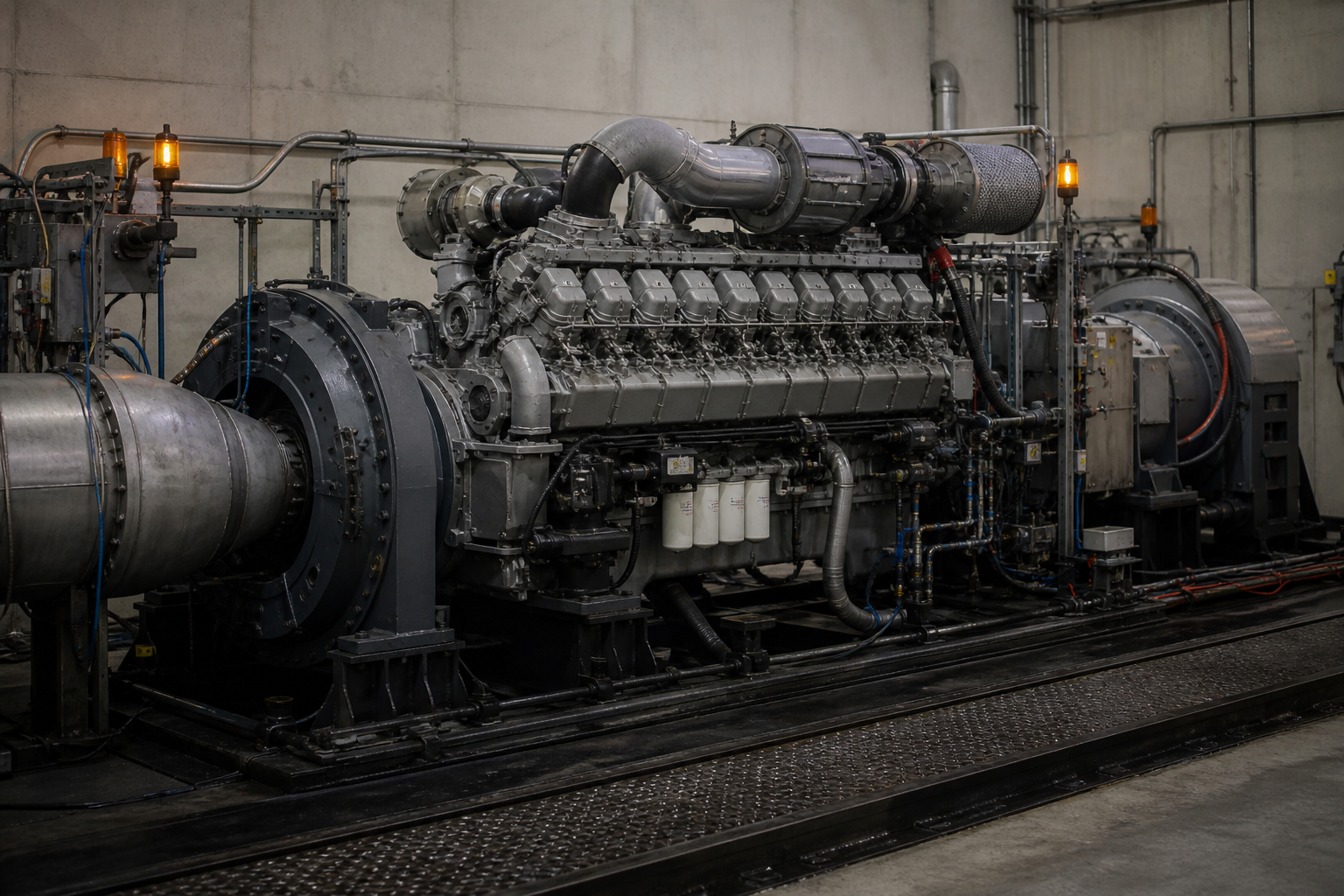 Multi-fuel tank powerpack on a dynamometer test bed