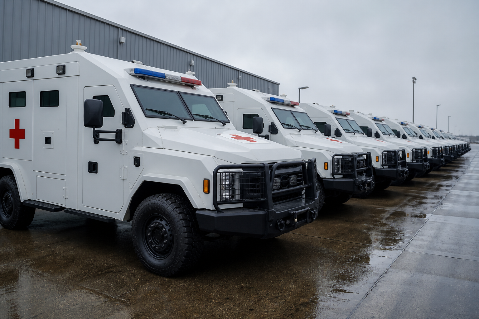 Bastion Lifeline armored ambulances ready for partner delivery