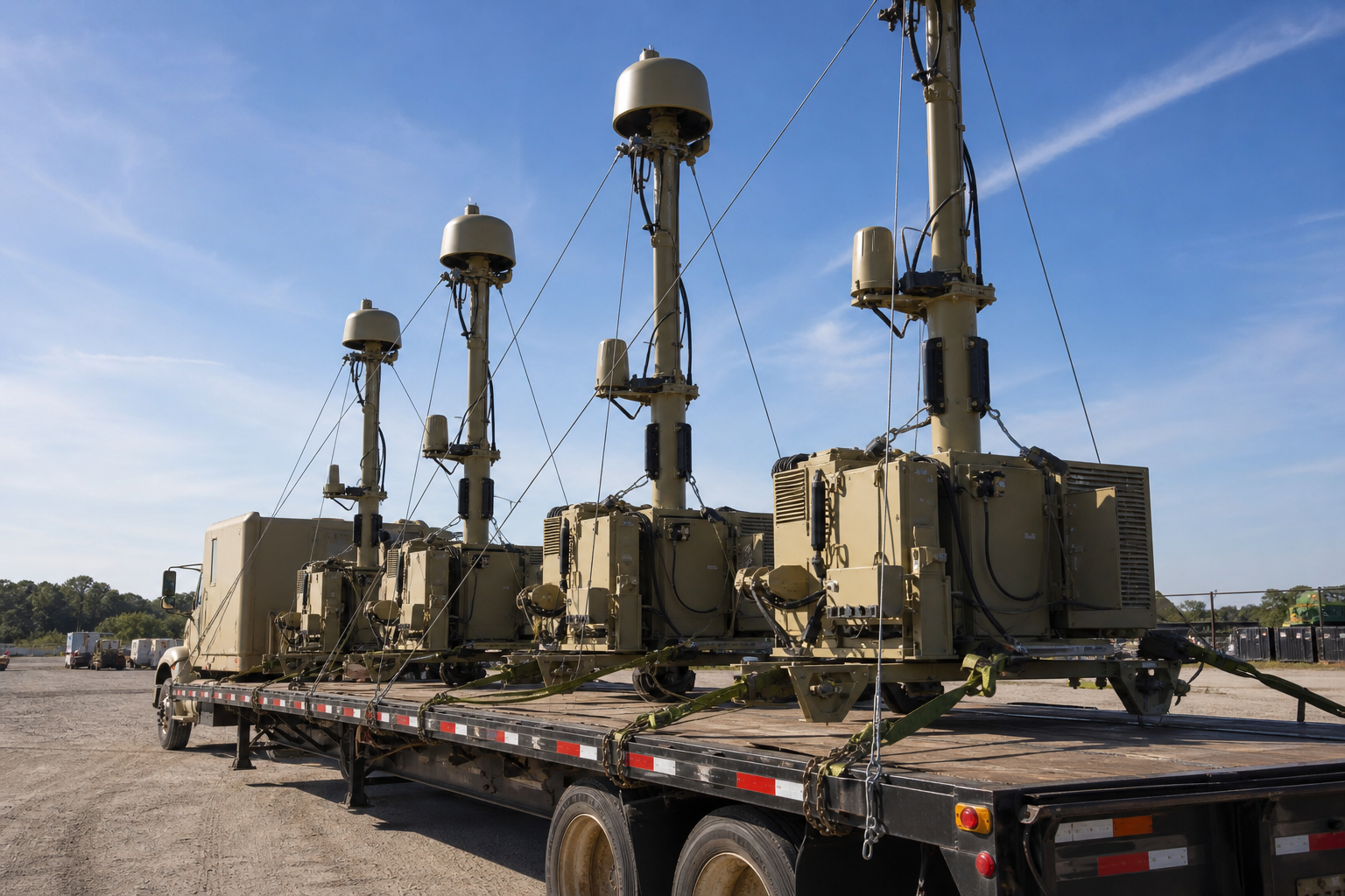Bastion NetGuard counter-drone system mast