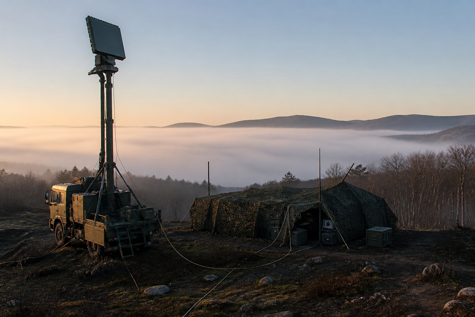 Bastion Sentinel AESA radar during gateway trials
